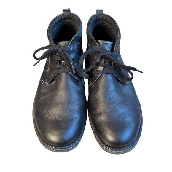 ECCO Gore-Tex Turn Chukka 9.5 GTX 43 Mens Lace Up Chukka Boot Black - Picture 3 of 10